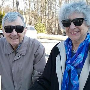 mel and Shirley outside